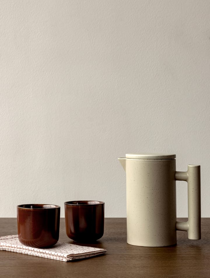 Dzbanek do kawy Yana, 1 L, Grey glazed Audo Copenhagen