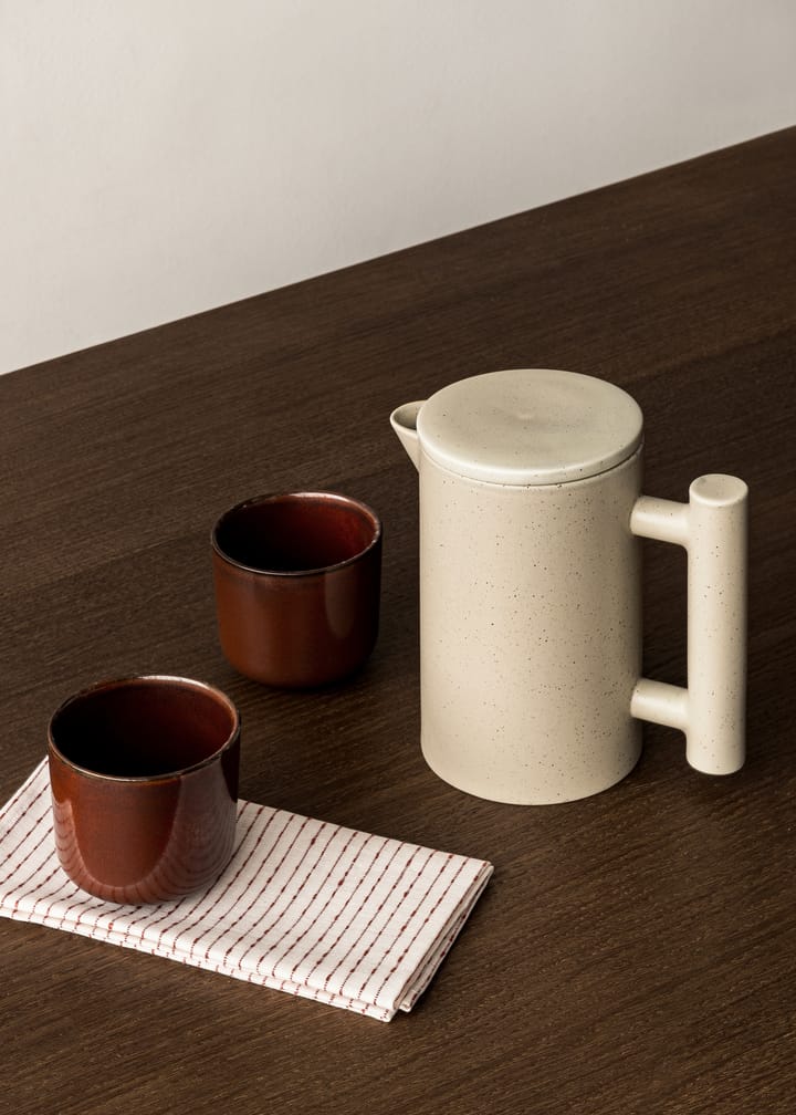 Dzbanek do kawy Yana, 1 L, Grey glazed Audo Copenhagen