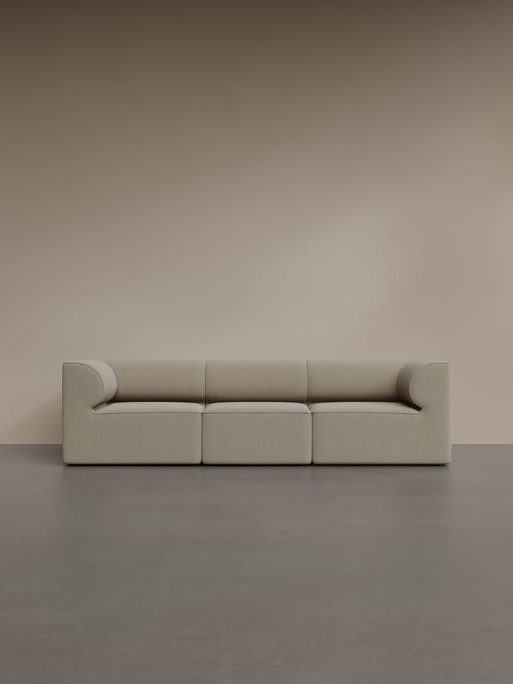 Eave 86 sofa modułowa configuration 2, 3 osobowa tkanina bouclé 02 beige Audo Copenhagen