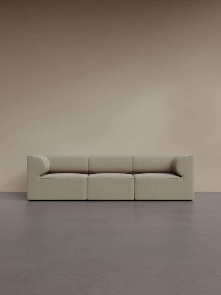 Eave 86 sofa modułowa configuration 2 - 3 osobowa tkanina bouclé 02 beige - Audo Copenhagen