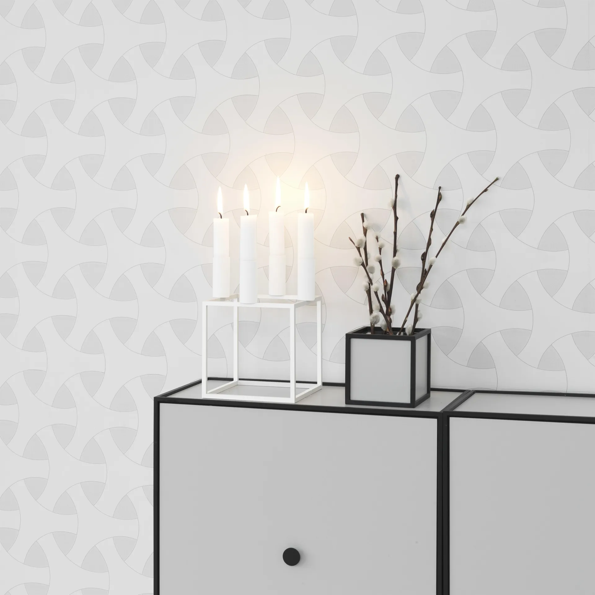 Frame 10 pudełko z pokrywką, jasnoszary Audo Copenhagen