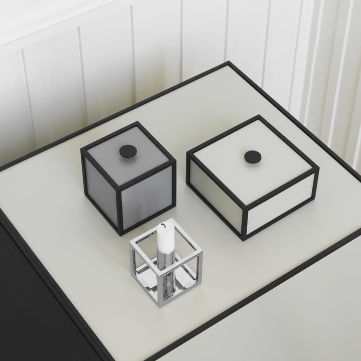 Frame 14 pudełko z pokrywką - jasnoszary - Audo Copenhagen