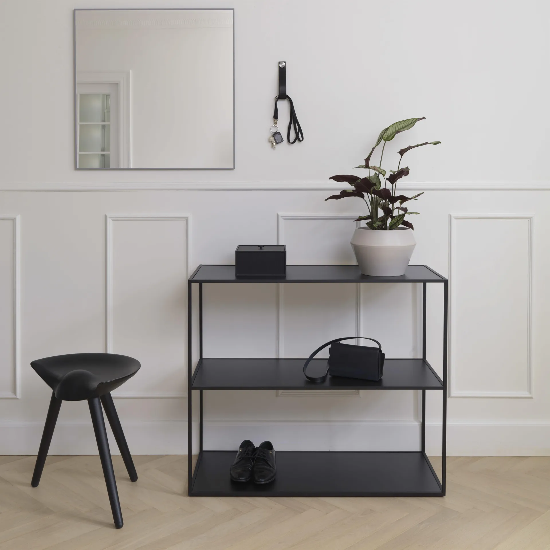 Frame 20 pudełko z pokrywką, jesion barwiony na czarno Audo Copenhagen