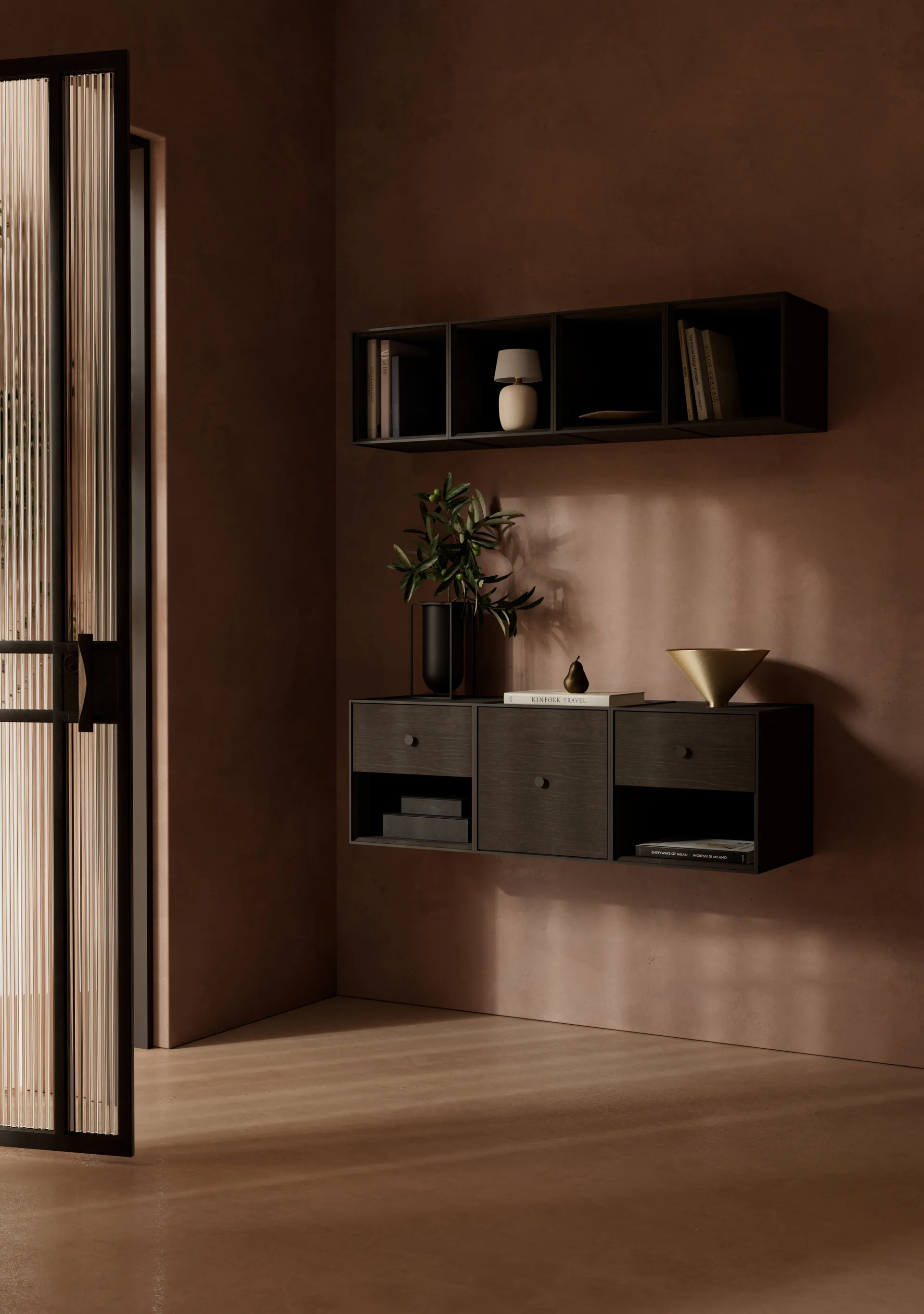 Frame 35 sześcian bez drzwi, dąb wędzony Audo Copenhagen