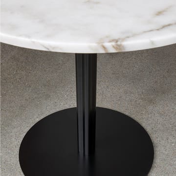 Harbour Column stół - Oak black-ø80 cm-czarny stojak - Audo Copenhagen