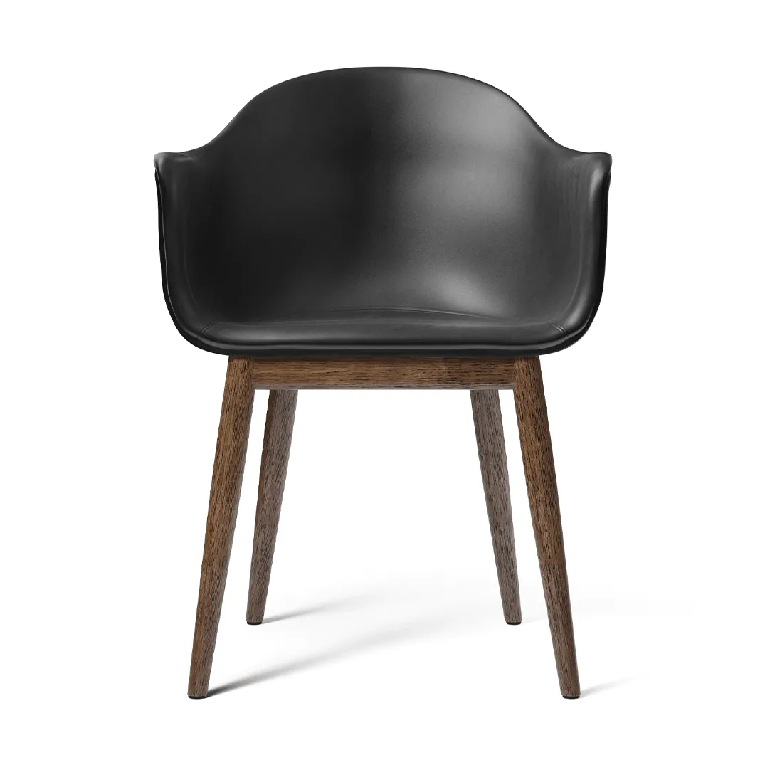 Harbour Dining Chair w pełni tapicerowane, Aida 0618-ciemno bejcowany dąb Audo Copenhagen