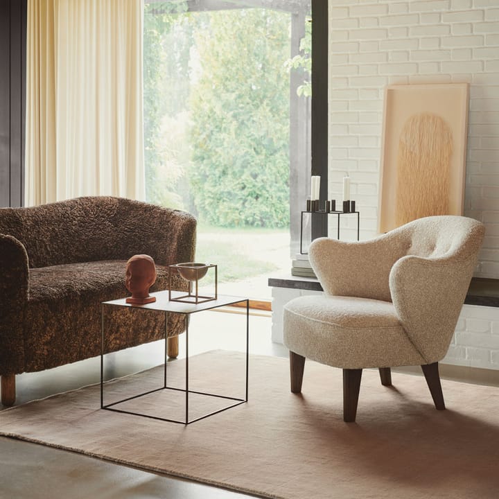 Ingeborg fotel, Sahcozero beige-nogi wędzony dąb Audo Copenhagen