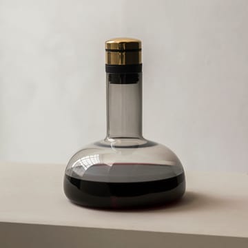 Karafka napowietrzająca do wina Deluxe - przydymiony - mosiądz - Audo Copenhagen