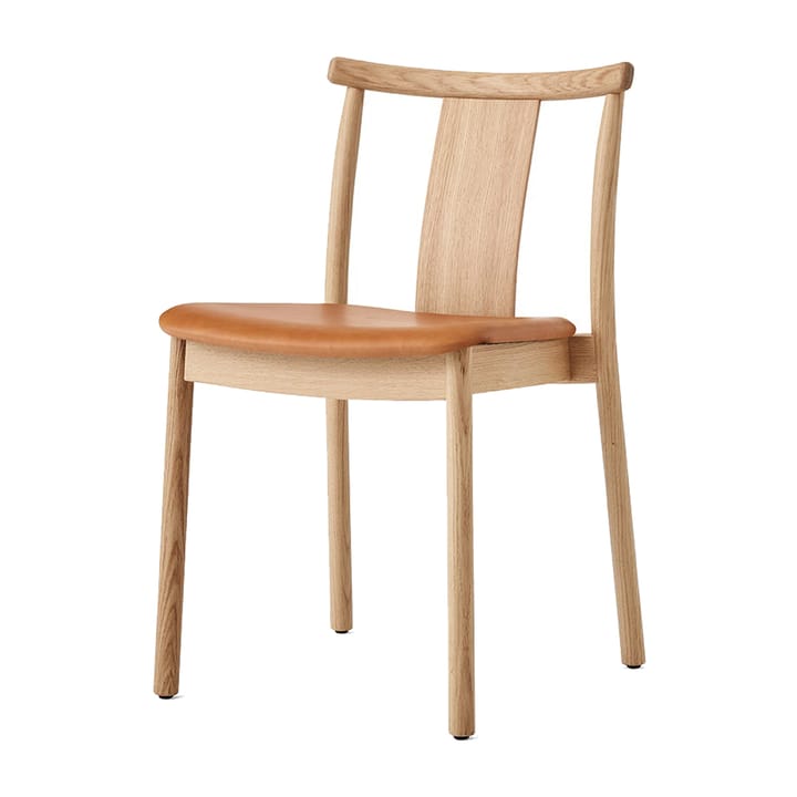 Krzesło Merkur z poduszką - Oak- Dakar 0250 cognac - Audo Copenhagen