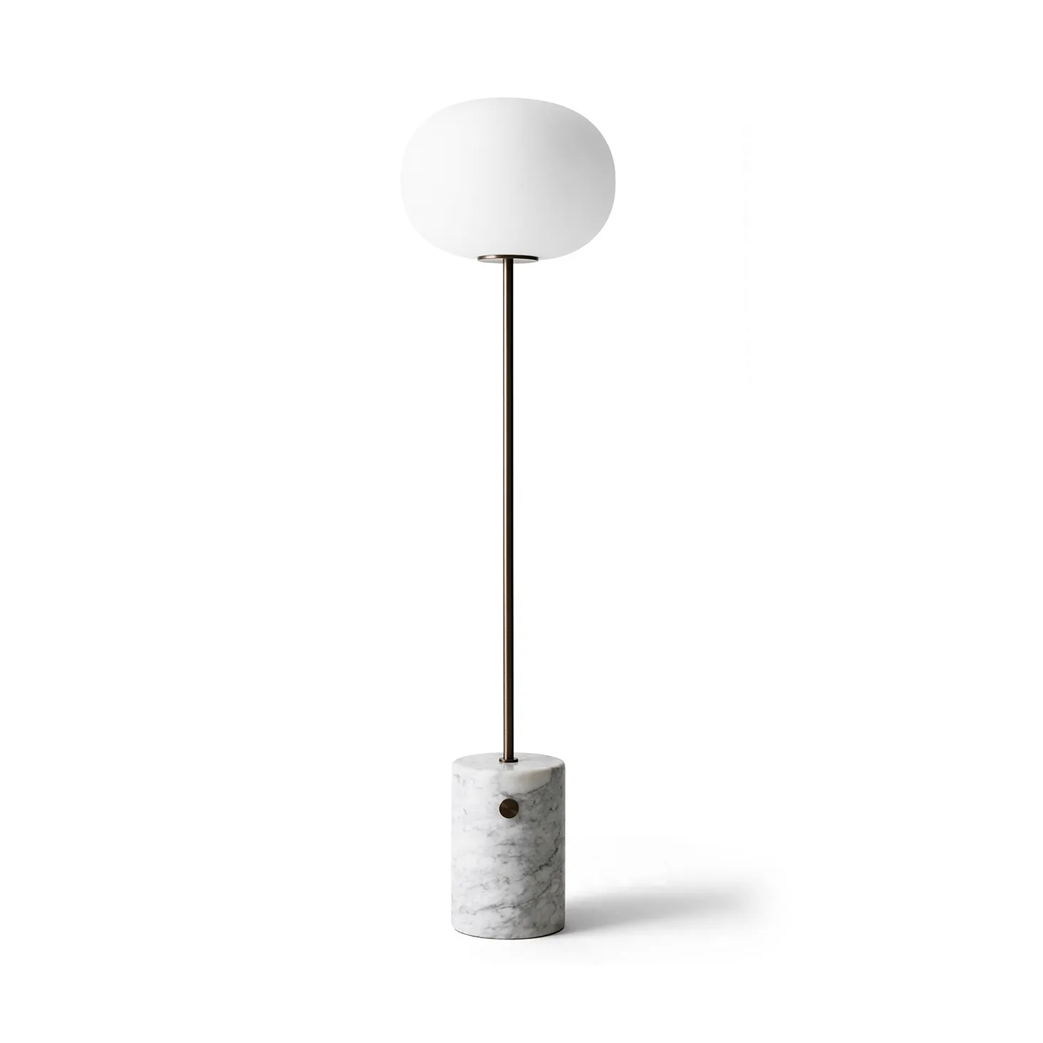 Lampa podłogowa JWDA, Marmur Carrara - brązowiona mosiądz, 130 cm Audo Copenhagen