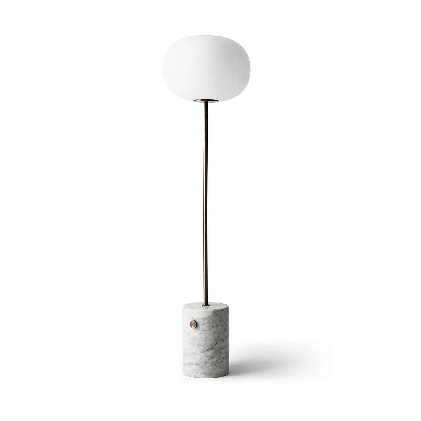 Lampa podłogowa JWDA, Marmur Carrara - brązowiona mosiądz, 130 cm Audo Copenhagen
