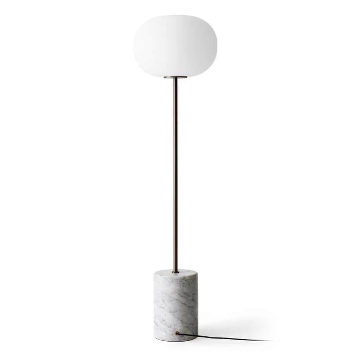 Lampa podłogowa JWDA, marmurowy-brązowy mosiądz Audo Copenhagen