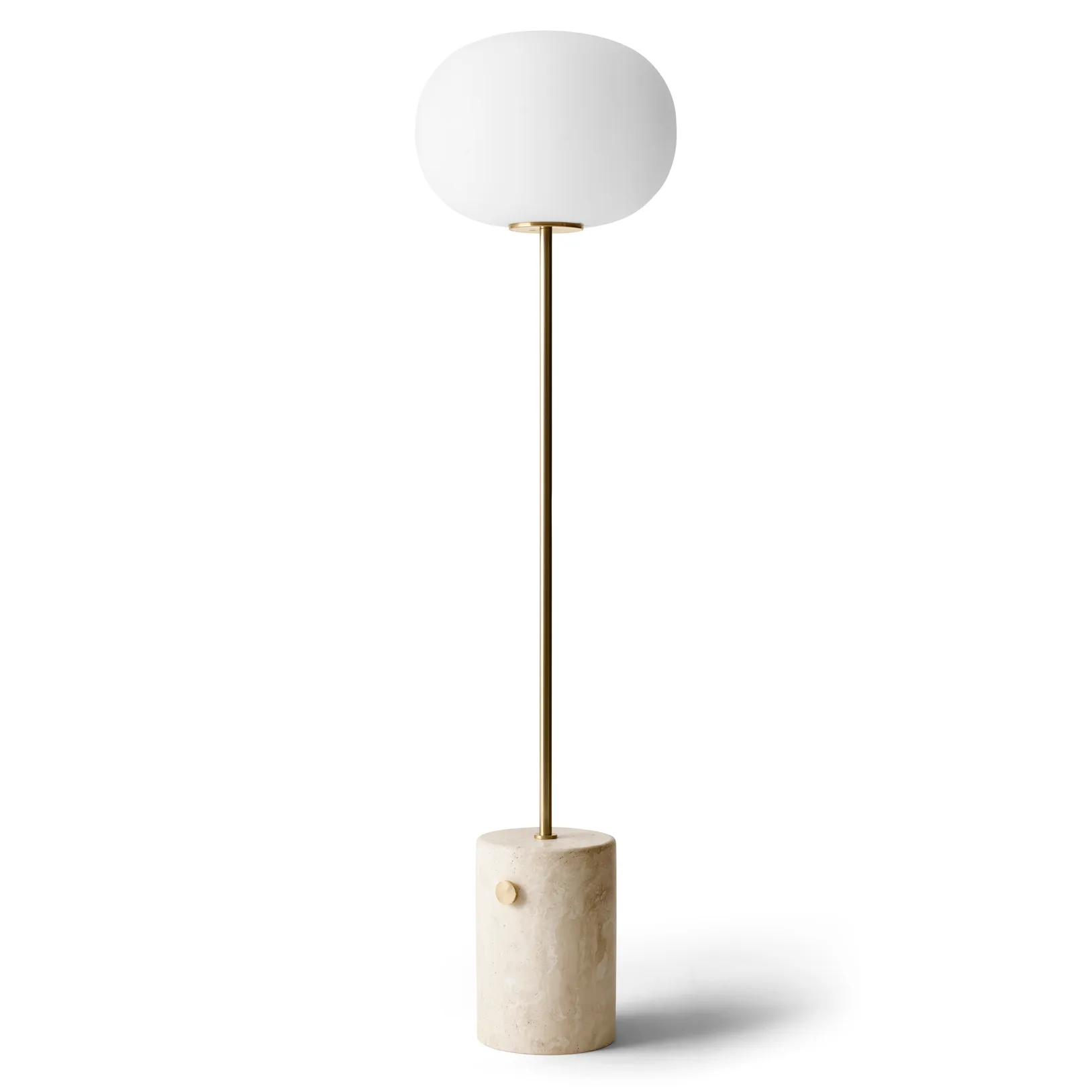 Lampa podłogowa JWDA, Trawertyn - mosiądz, 150 cm Audo Copenhagen