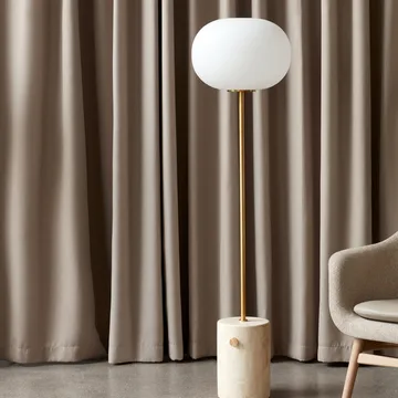 Lampa podłogowa JWDA - Trawertyn - mosiądz, 150 cm - Audo Copenhagen