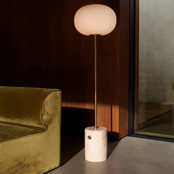 Lampa podłogowa JWDA, Trawertyn - mosiądz Audo Copenhagen