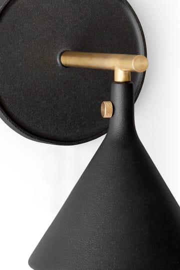 Lampa ścienna Cast Sconce diffuser montaż stały - Black - Audo Copenhagen