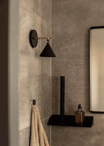Lampa ścienna Cast Sconce diffuser montaż stały - Black - Audo Copenhagen