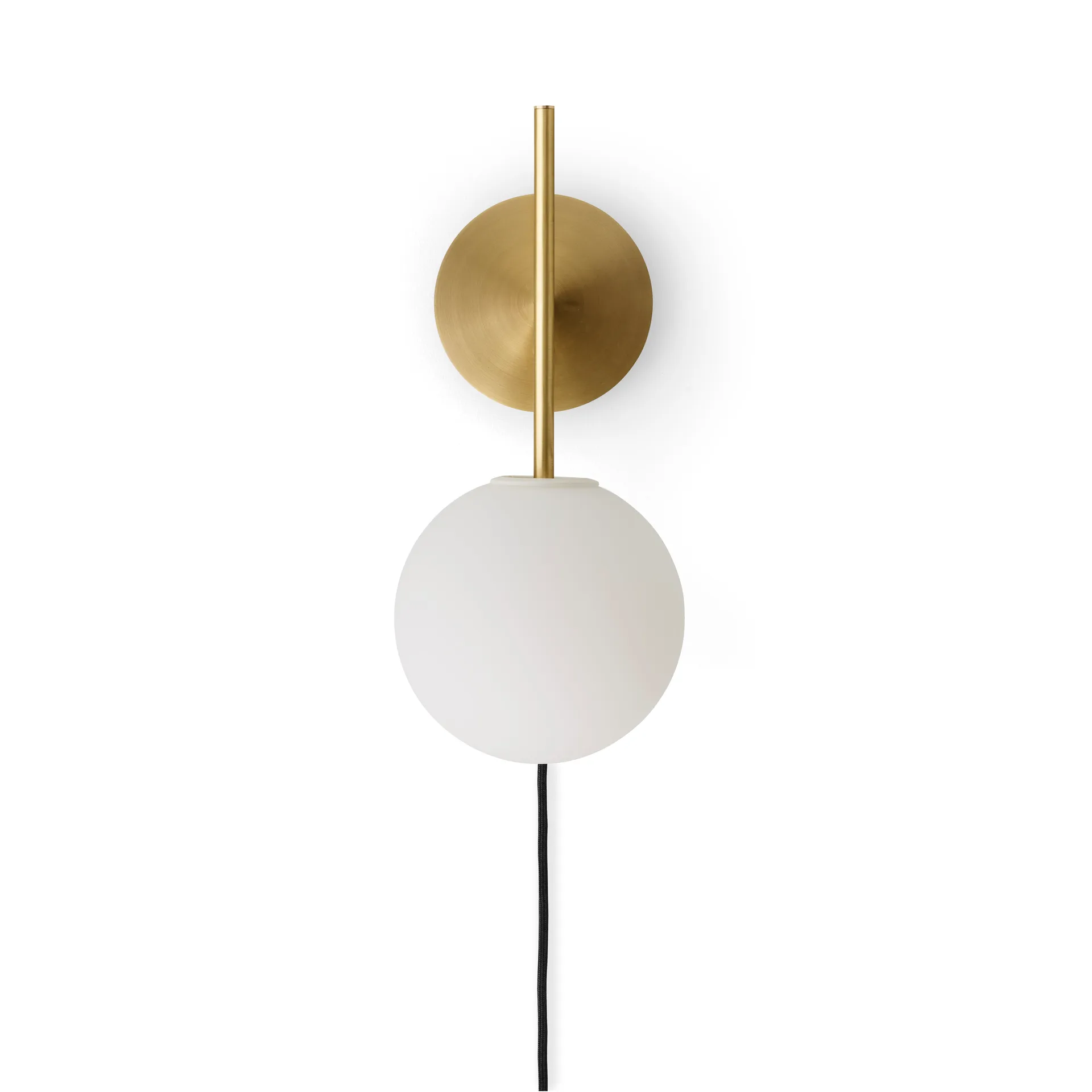 Lampa ścienna TR Bulb Suspended, Brushed brass Audo Copenhagen