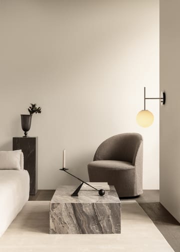 Lampa ścienna TR Bulb Suspended - Polished steel - Audo Copenhagen