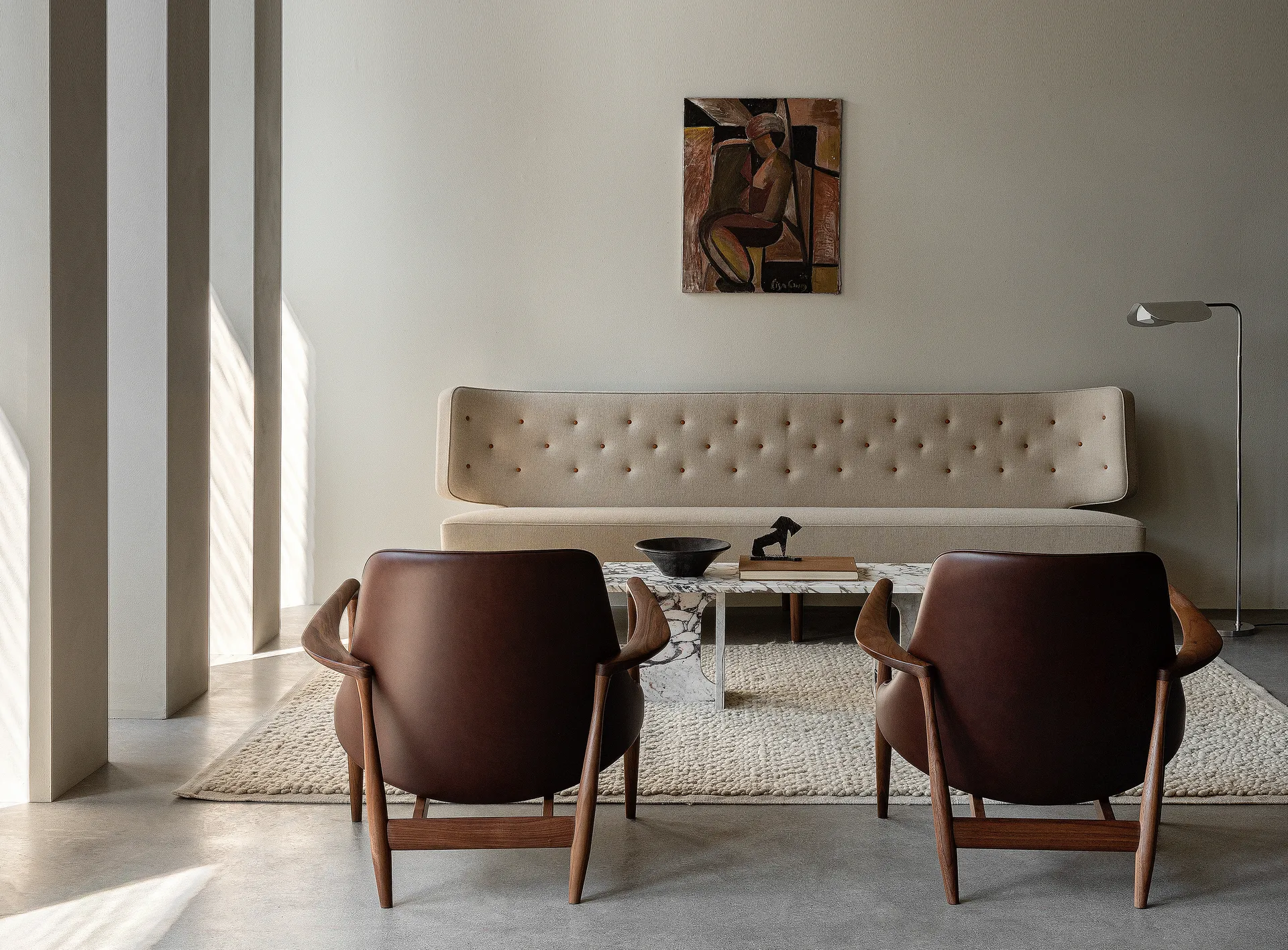 Lampa stojąca Wing 84 cm , Aluminium Audo Copenhagen