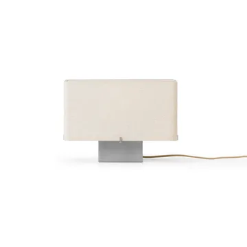 Lampa stołowa Nonna 24 cm - Szczotkowane aluminium-piaskowy - Audo Copenhagen