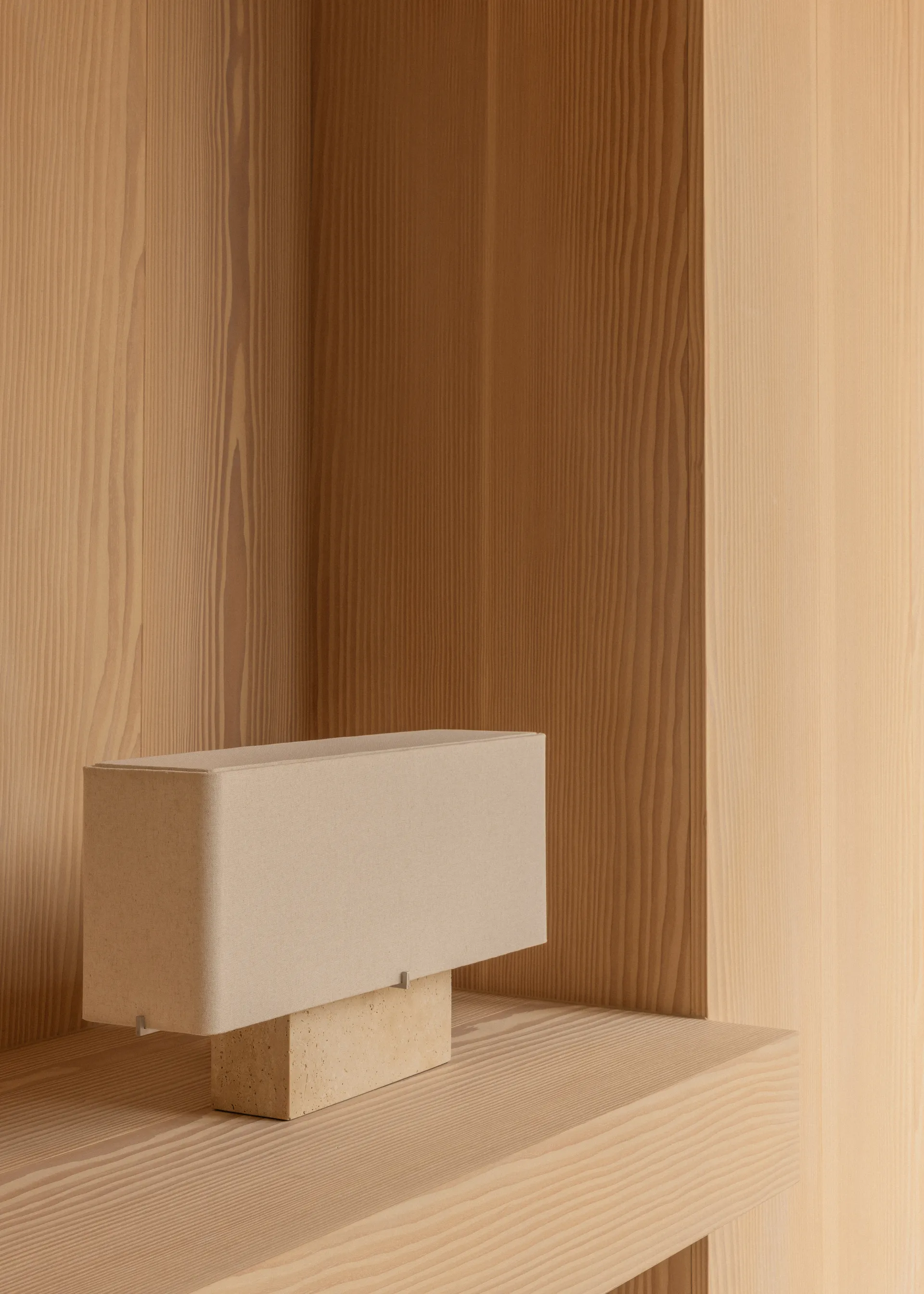 Lampa stołowa Nonna 30 cm, Travertyn-piaskowy Audo Copenhagen