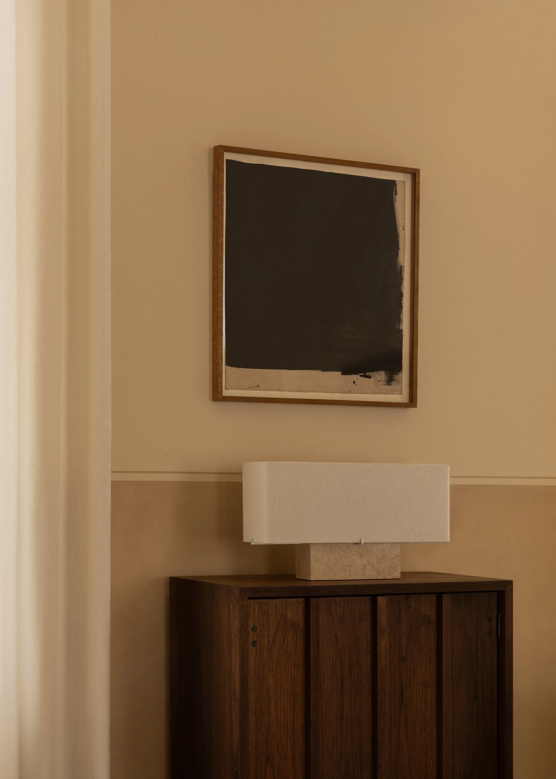 Lampa stołowa Nonna 30 cm, Travertyn-piaskowy Audo Copenhagen