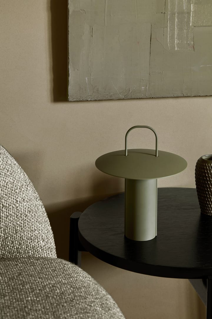 Lampa stołowa Ray przenośna, Dusty Green Audo Copenhagen