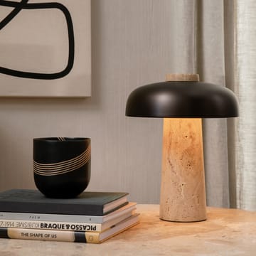 Lampa stołowa Reverse - Trawertyn - mosiądz brązowy - Audo Copenhagen