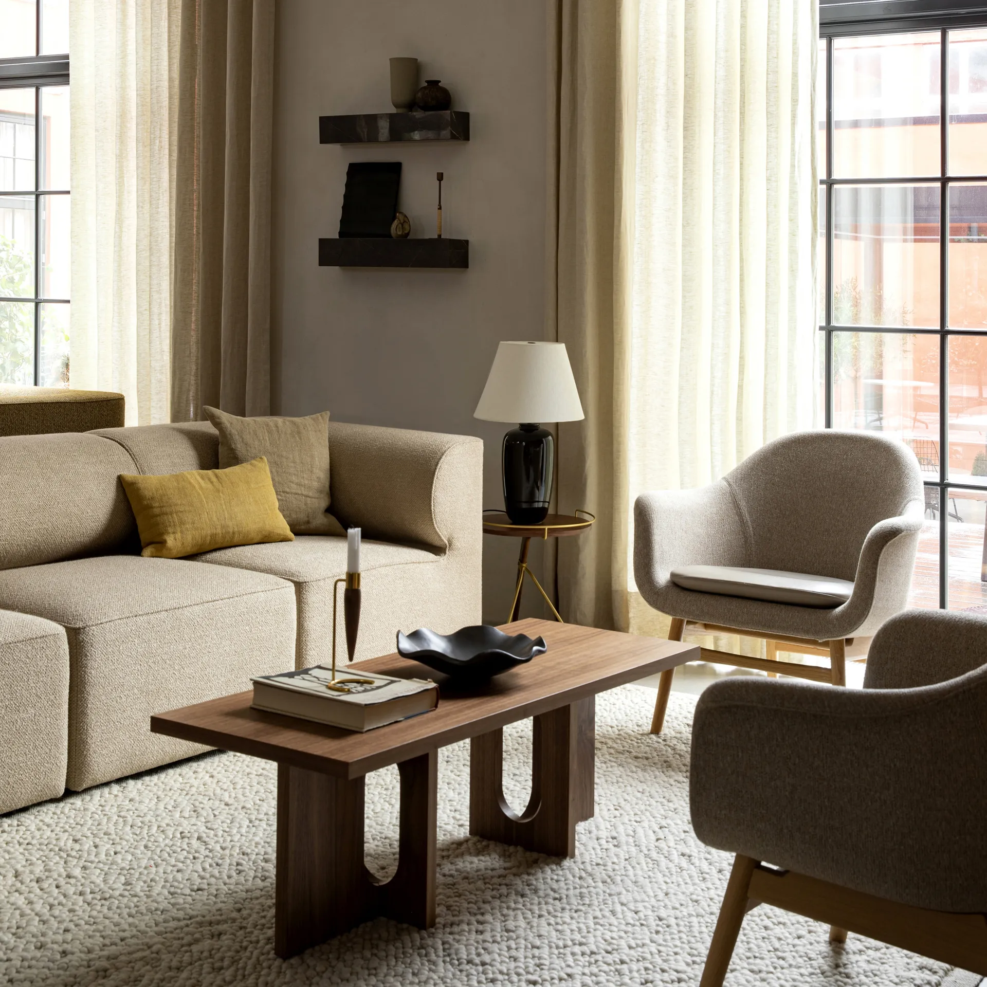 Lampa stołowa Torso 57 cm, Czarny Audo Copenhagen