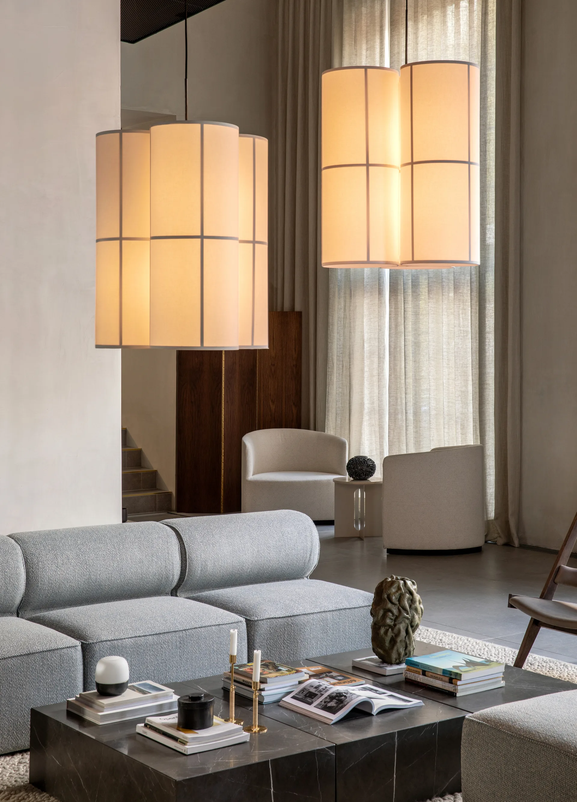 Lampa wisząca Hashira Cluster raw, 75 cm Audo Copenhagen