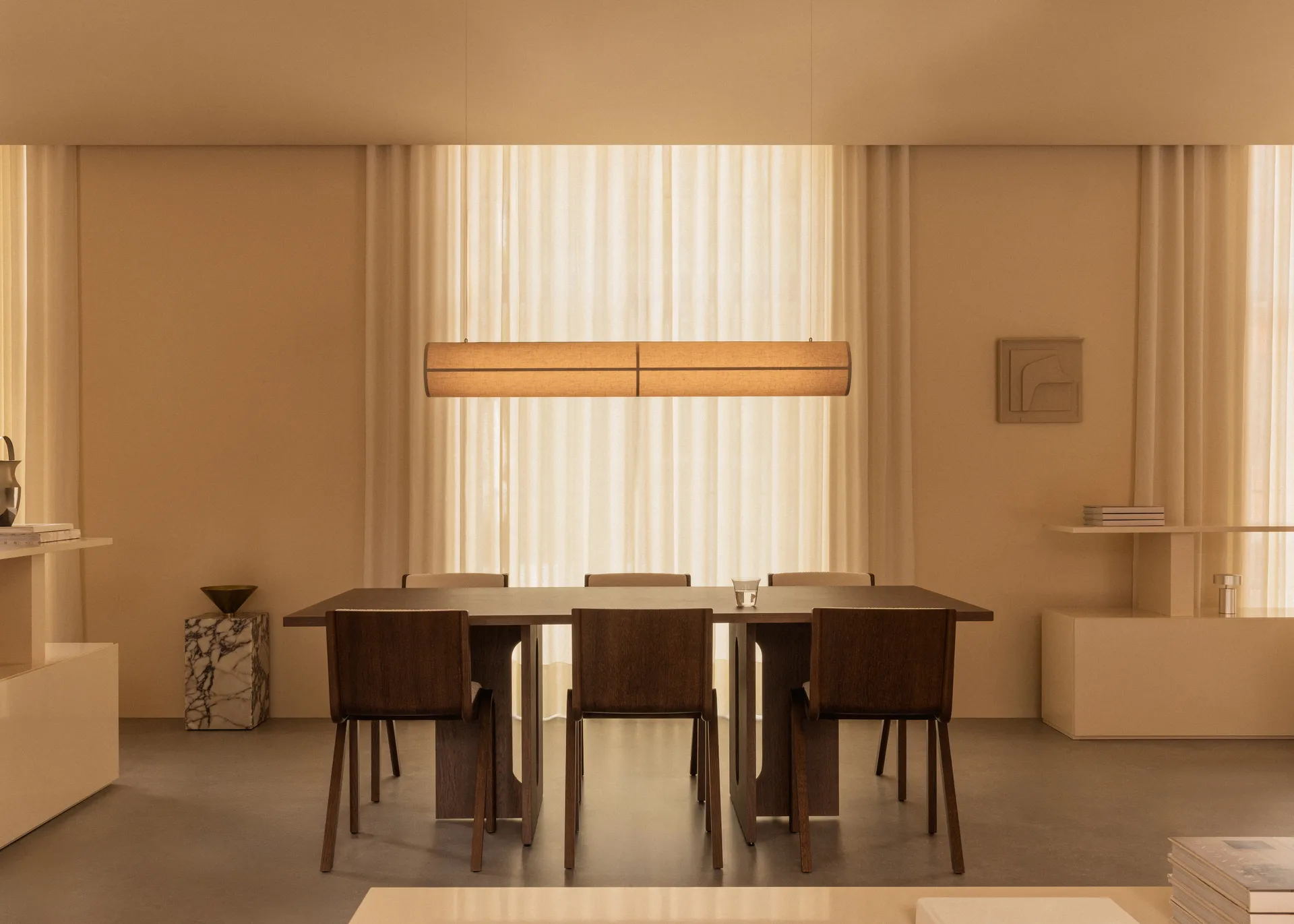 Lampa wisząca Hashira Linear, Raw Audo Copenhagen