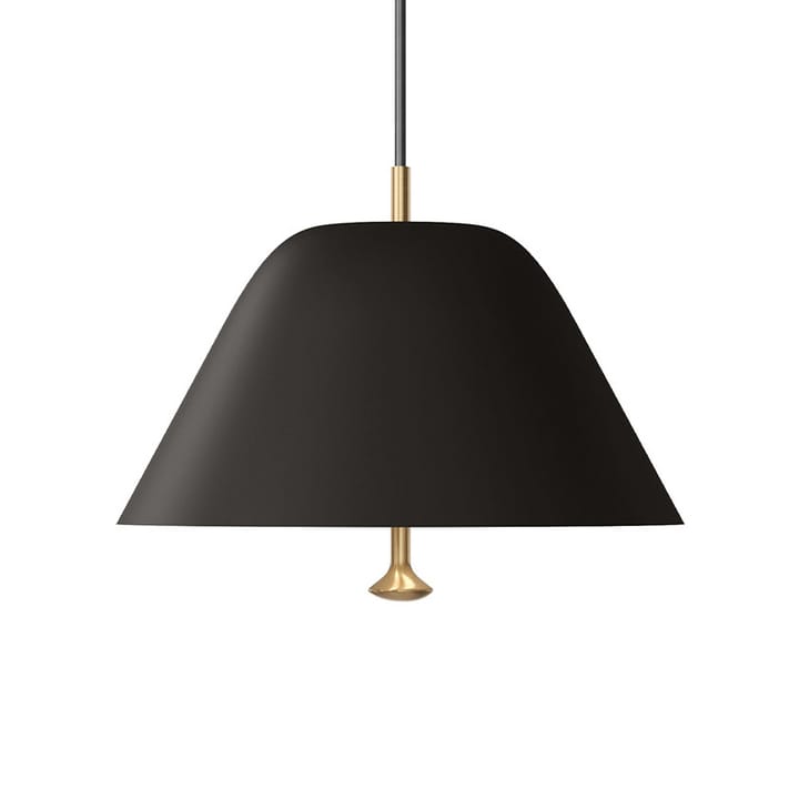 Lampa wisząca Levitate Ø28 cm - Czarny-mosiądz - Audo Copenhagen
