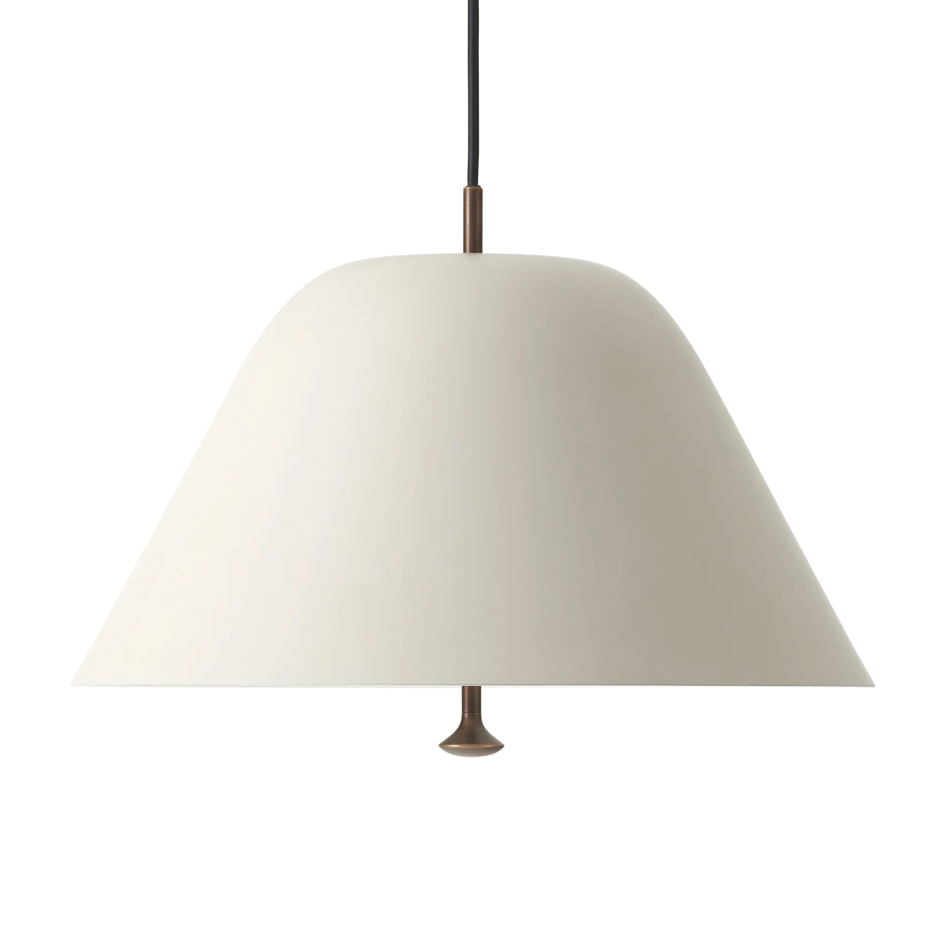 Lampa wisząca Levitate Ø40 cm, Szaro-mosiężny Audo Copenhagen