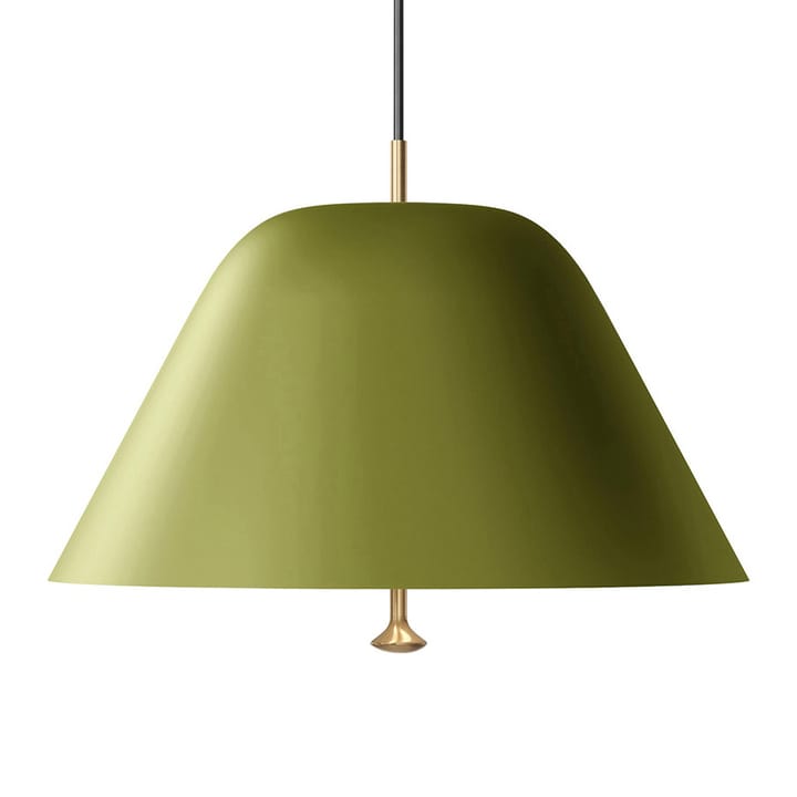 Lampa wisząca Levitate Ø40 cm - Szałwiowa zieleń - mosiądz - Audo Copenhagen