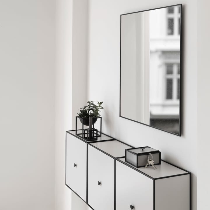 Lustro View 70x70 cm, czarny Audo Copenhagen