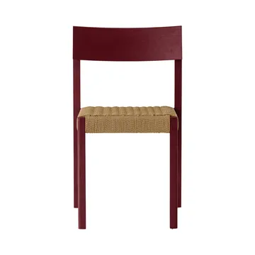 Mauro krzesło - French red dąb-naturpleciona siedzisko - Audo Copenhagen