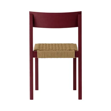 Mauro krzesło - French red dąb-naturpleciona siedzisko - Audo Copenhagen