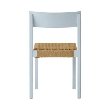 Mauro krzesło - Linen blue dąb-naturalnie plecione siedzisko - Audo Copenhagen
