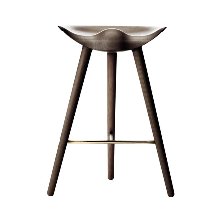 ML42 krzesło barowe 69 cm - Brunnaoliwione dąb-stal - Audo Copenhagen