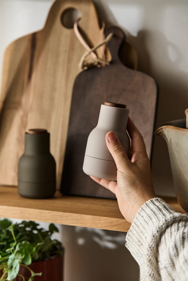 Młynek do przypraw Bottle Grinder Small 2 szt., Hunting green-beige-orzech włoski Audo Copenhagen