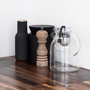Młynki do przypraw Bottle Grinder 2 szt. - Ash - carbon (bukowe pokrywki) - Audo Copenhagen