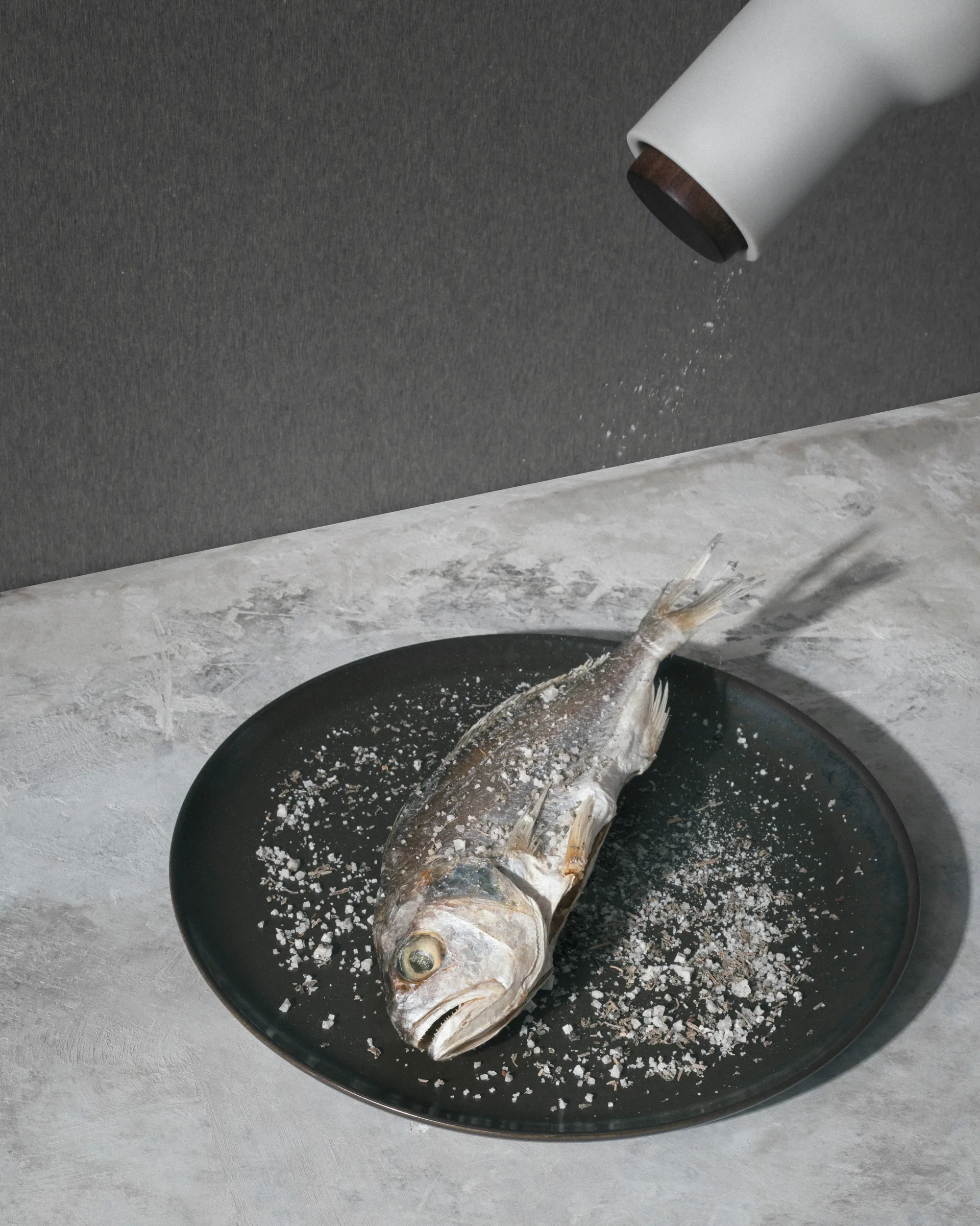 Młynki do przypraw Bottle Grinder 2 szt., Ash - carbon (orzechowe pokrywki) Audo Copenhagen