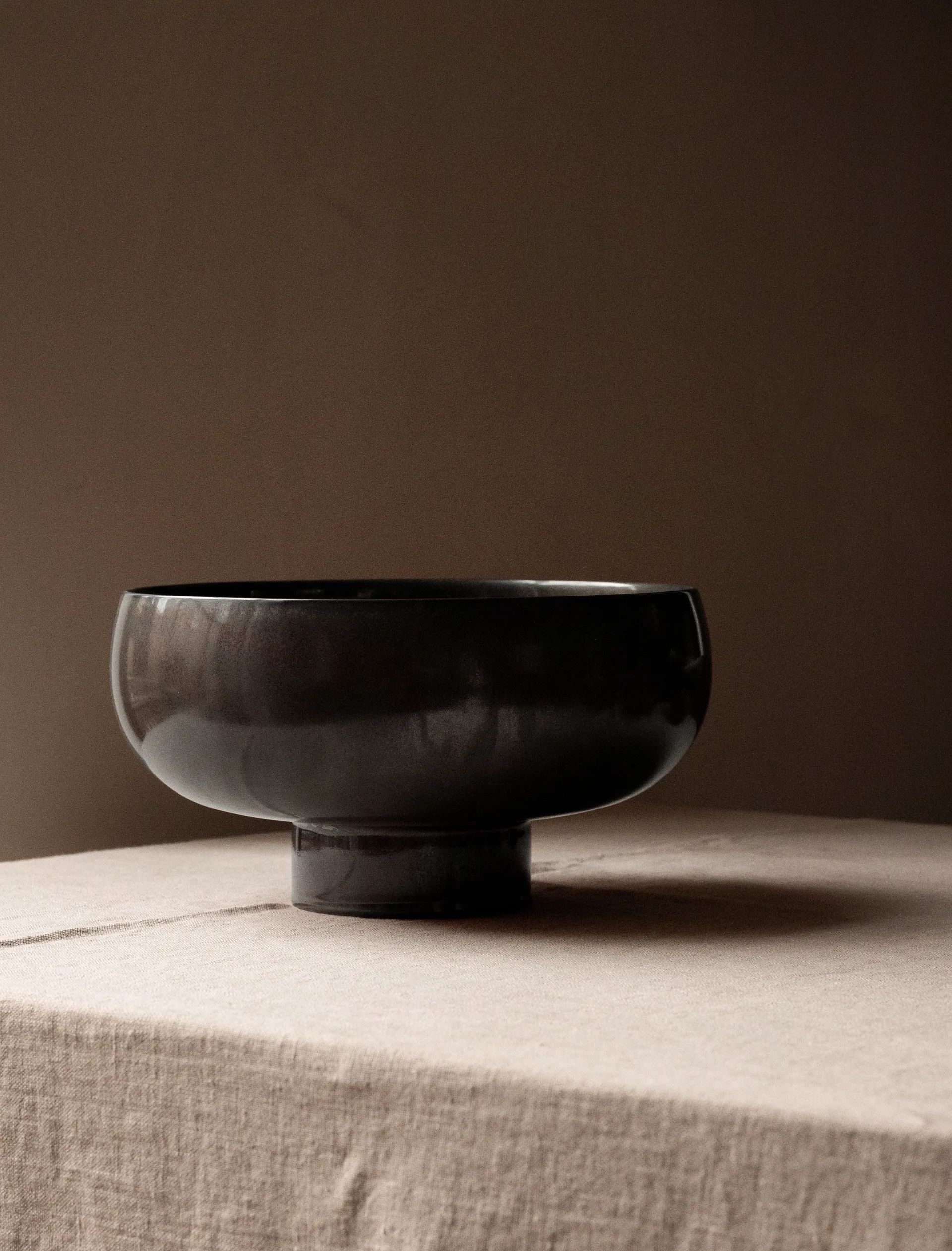 New Norm miska na owoce Ø25 cm, Ciemne przeszklenie Audo Copenhagen