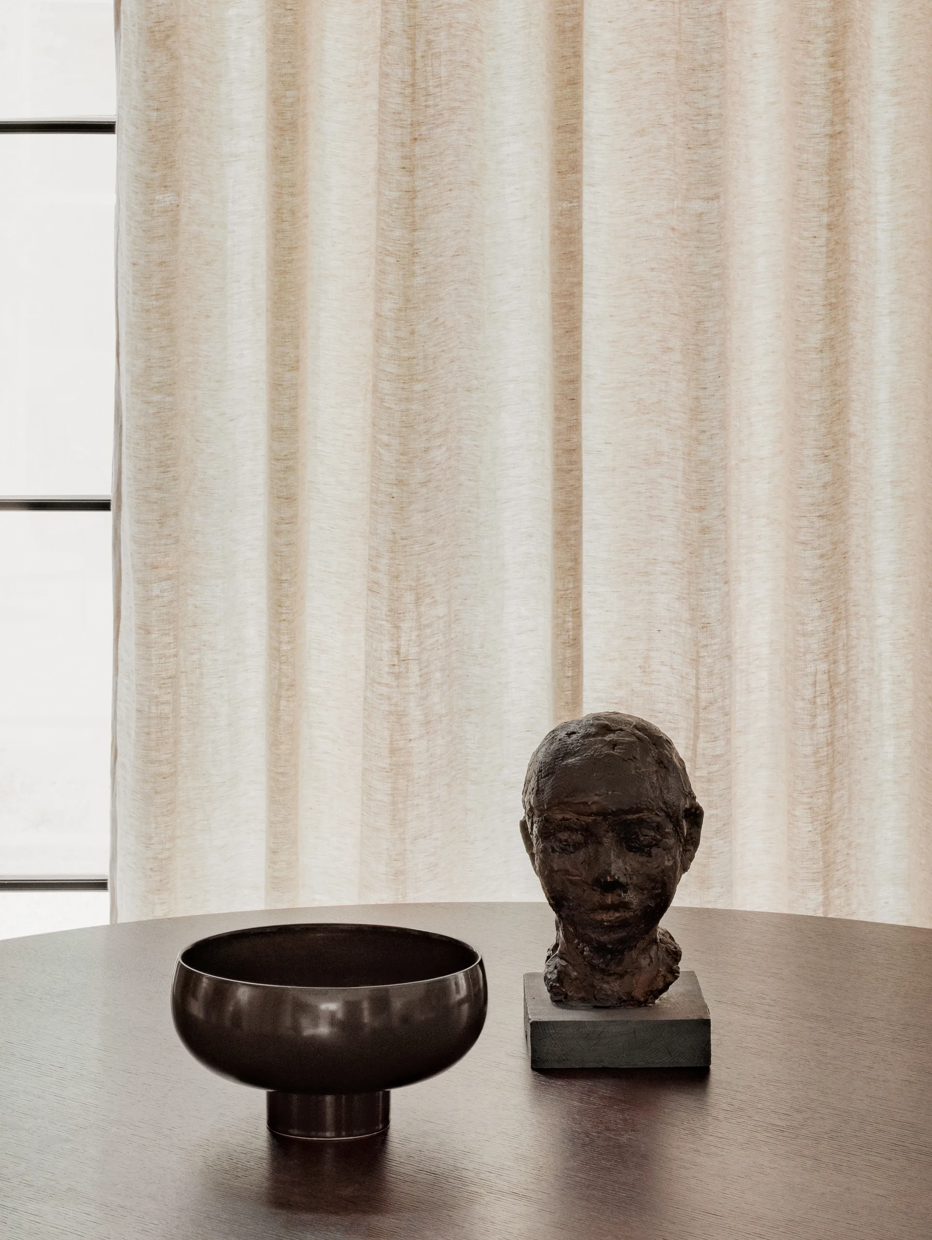 New Norm miska na owoce Ø25 cm, Ciemne przeszklenie Audo Copenhagen