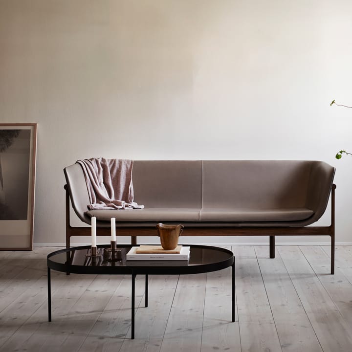 NoNo stolik kawowy L 59,5x96,5 cm, Czarny-brązowy Audo Copenhagen