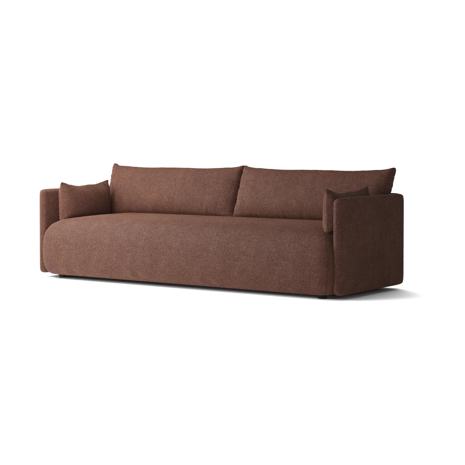 Offset kanapa 3-sits, Audo Bouclé 08 Bordeaux Audo Copenhagen