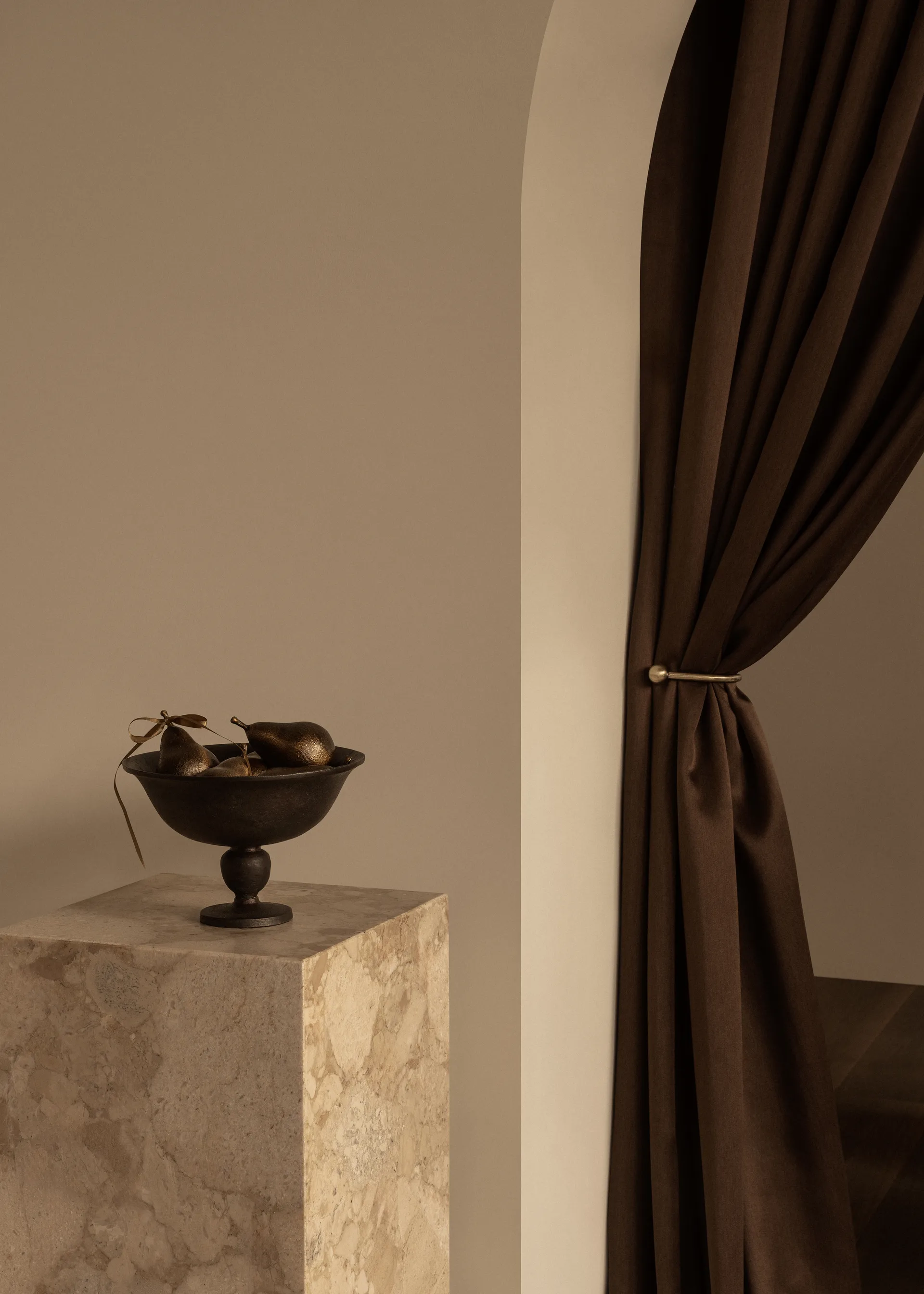 Pavot miska, Brązowy Audo Copenhagen