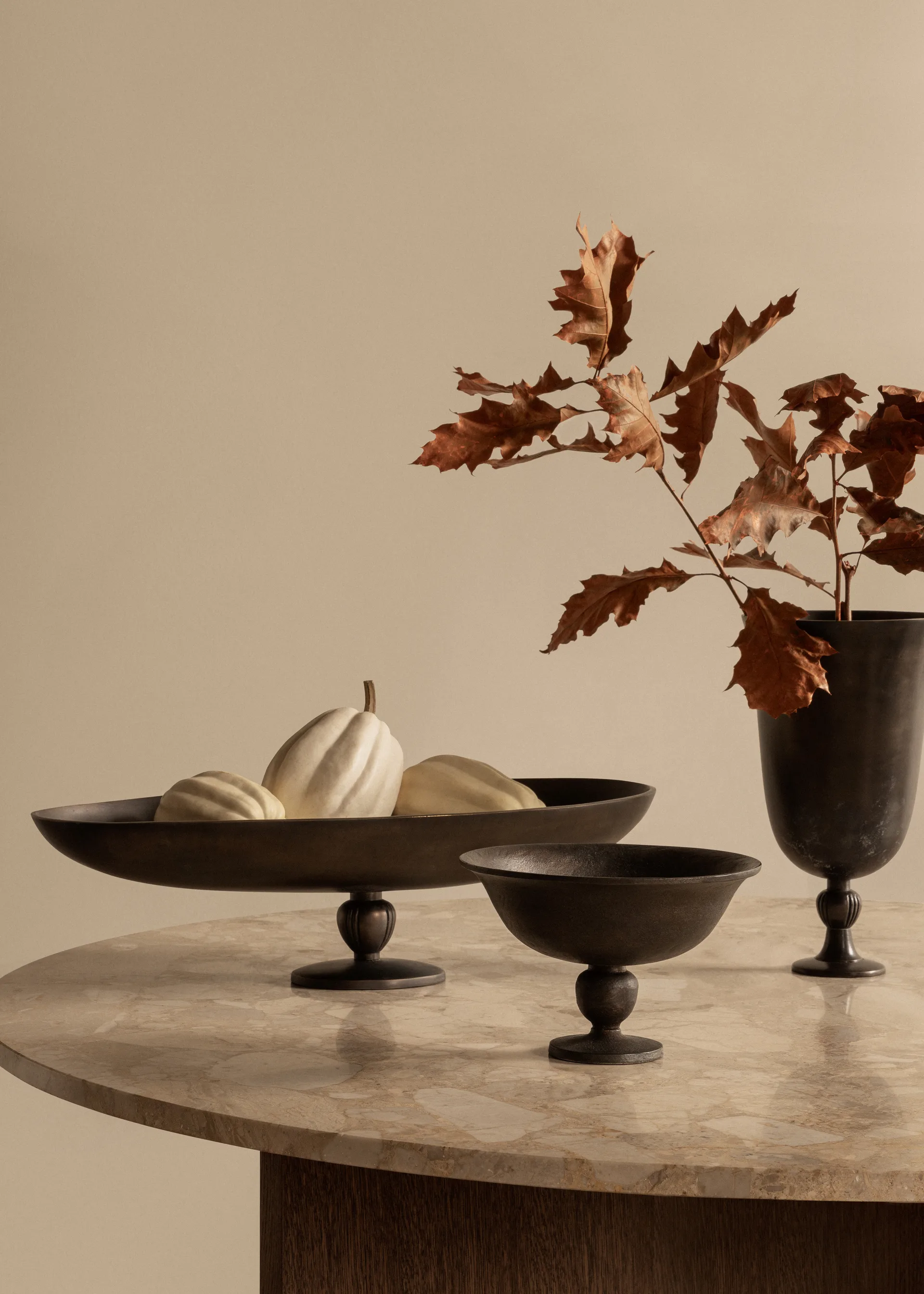 Pavot wazon, Bronzed aluminium Audo Copenhagen