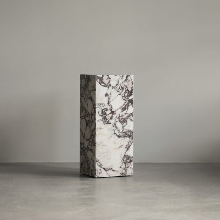 Plinth Pedestal postument, Calacatta Viola Audo Copenhagen
